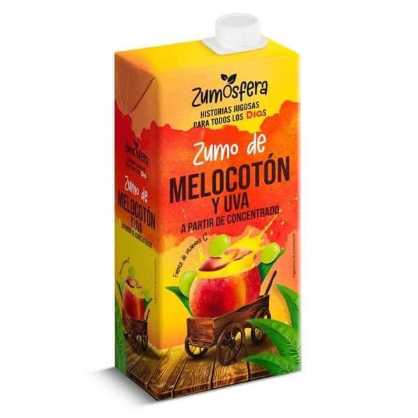 Zumo de melocotón y uva Zumosfera de Dia brik 1 l - 1 l - Imagen del producto en Findit