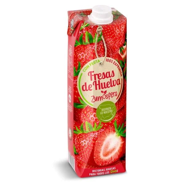 Mezcla de zumo de manzana, fresas y uvas con hortalizas Zumosfera de Dia brik 1 l - 1 ud - Imagen del producto en Findit