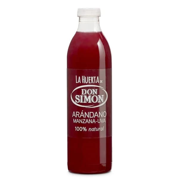 Zumo de arándano, manzana y uva 100% natural Don Simón botella 750 ml - 0.75 l - Imagen del producto en Findit