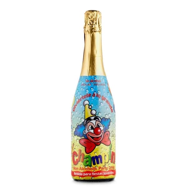 Champan infantil Champin botella 75 cl - 0.75 ud - Imagen del producto en Findit