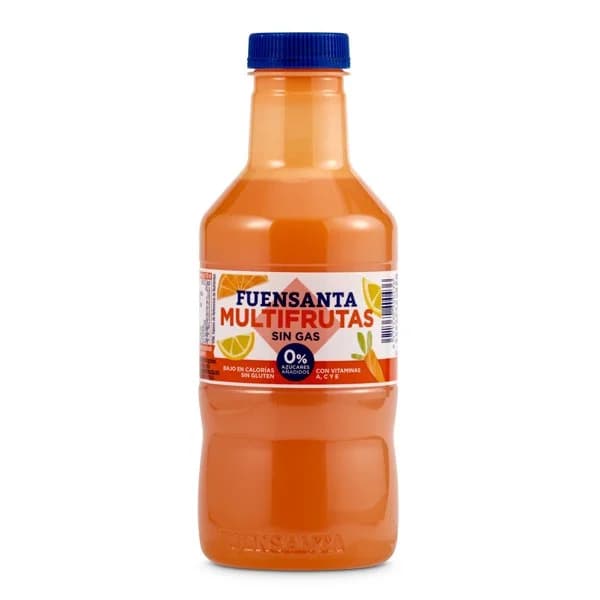 Refresco multifrutas sin gas Fuensanta botella 33 cl - 1 ud - Imagen del producto en Findit