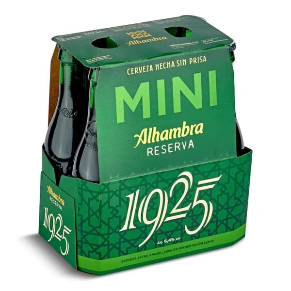 Cerveza reserva 1925 Alhambra botella 6 x 225 ml - 1.35 l - Imagen del producto en Findit