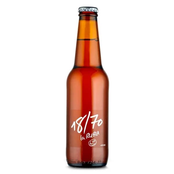 Cerveza especial 18/70 La rubia botella 33 cl - 0.33 l - Imagen del producto en Findit