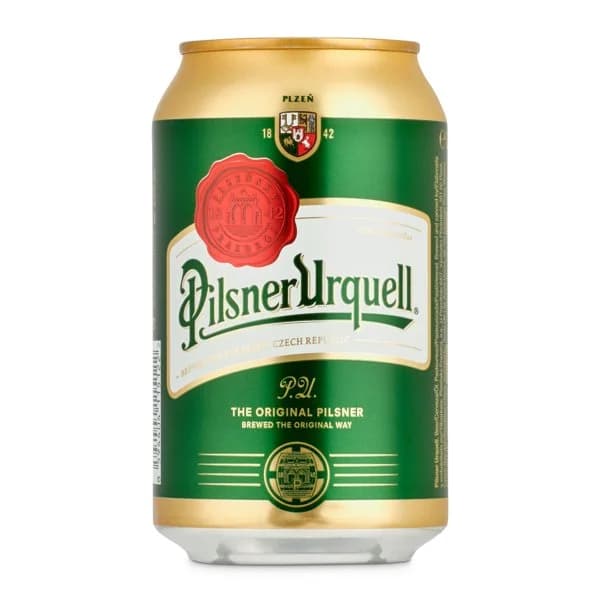 Cerveza rubia Pilsner Urquell lata 33 cl - 0.33 l - Imagen del producto en Findit
