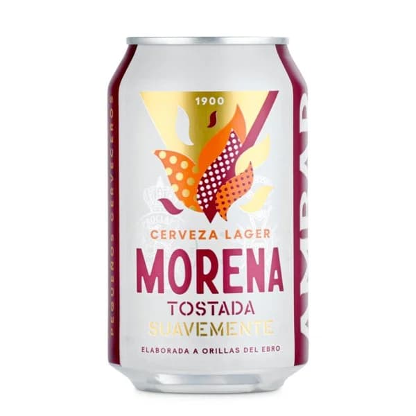 Cerveza morena tostada suavemente Ambar lata 33 cl - 0.33 l - Imagen del producto en Findit