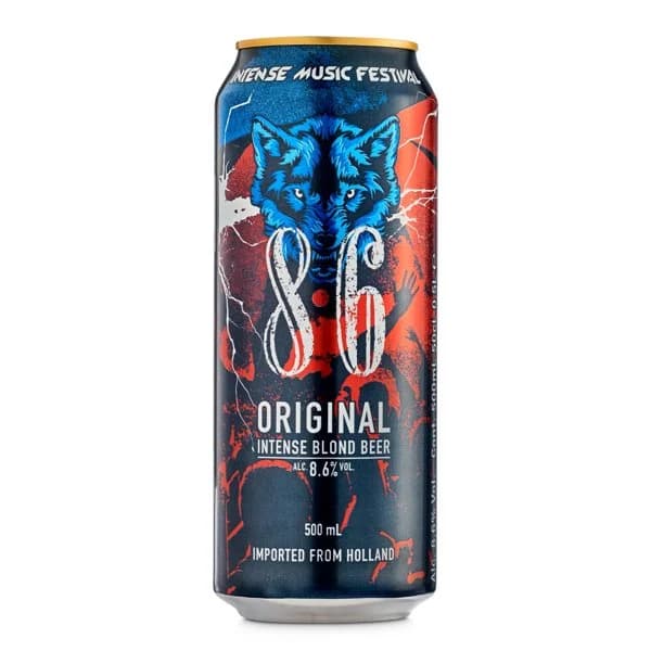 Cerveza especial original 8.6 lata 50 cl - 0.5 l - Imagen del producto en Findit