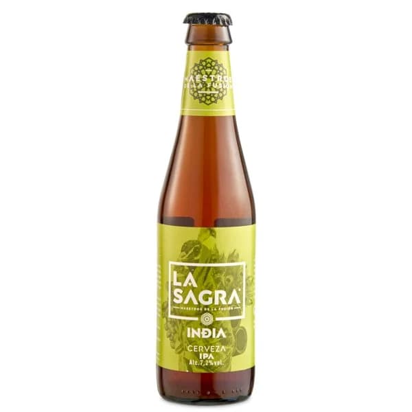Cerveza especial indian ipa La sagra botella 33 cl - 1 ud - Imagen del producto en Findit