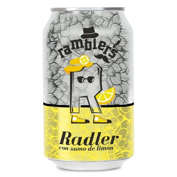 Cerveza radler con zumo de limón Ramblers de Dia lata 33 cl - 0.33 l - Imagen del producto en Findit