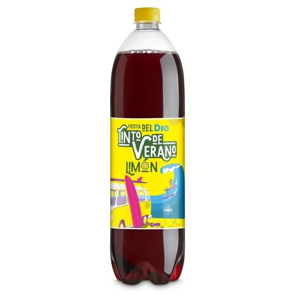 Tinto de verano con limón Dia botella 1.5 l - 1.49 l - Imagen del producto en Findit