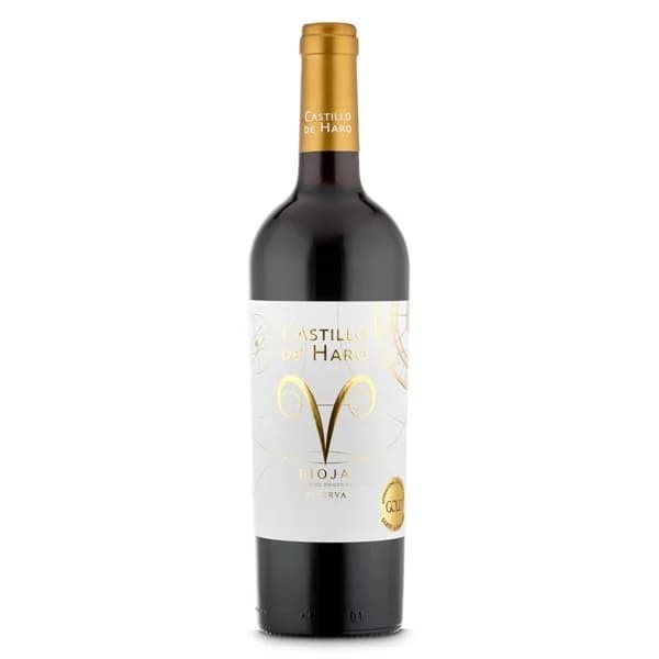 Vino tinto reserva D.O. Rioja Castillo de Haro botella 75 cl - 0.75 l - Imagen del producto en Findit