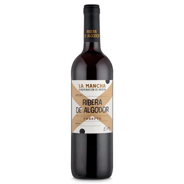 Vino tinto reserva D.O. La Mancha Ribera de AlgoD.O.r botella 75 cl - 0.75 l - Imagen del producto en Findit
