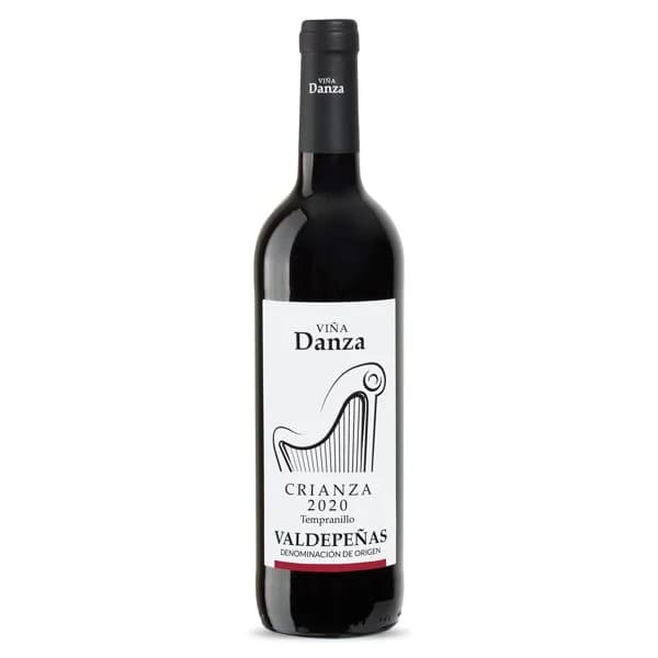 Vino tinto crianza D.O. Valdepeñas Viña Danza botella 75 cl - 0.75 l - Imagen del producto en Findit