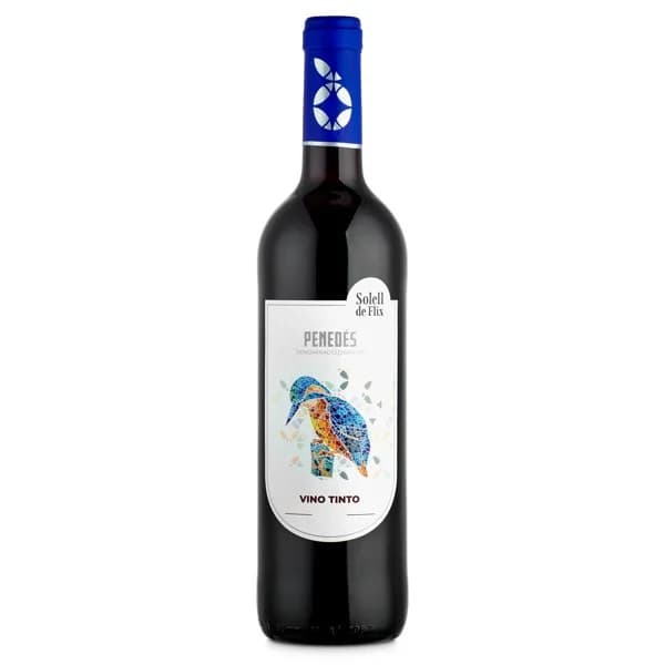 Vino tinto D.O. Penedés Solell de Flix botella 75 cl - 1 ud - Imagen del producto en Findit