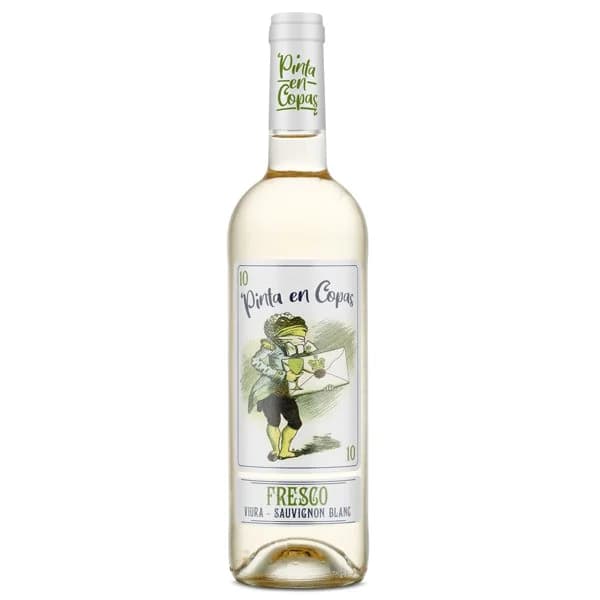 Vino blanco viura-sauvignon Pinta en Copas botella 75 cl - 0.75 l - Imagen del producto en Findit