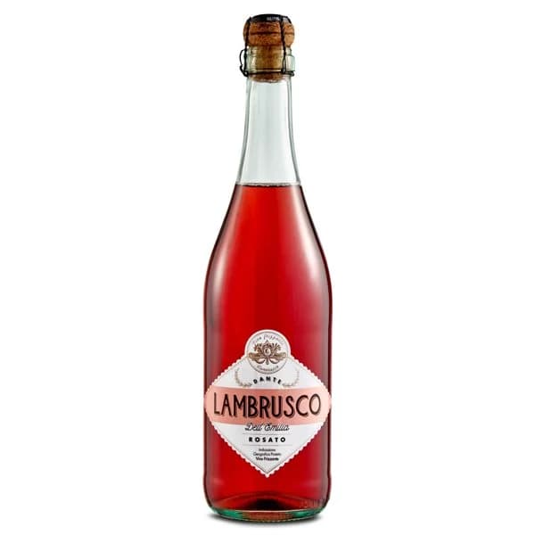 Vino rosado lambrusco Dante botella 75 cl - 0.75 l - Imagen del producto en Findit