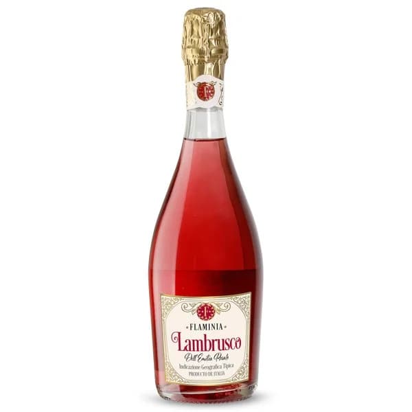 Vino rosado lambrusco Flaminia botella 75 cl - 0.75 l - Imagen del producto en Findit
