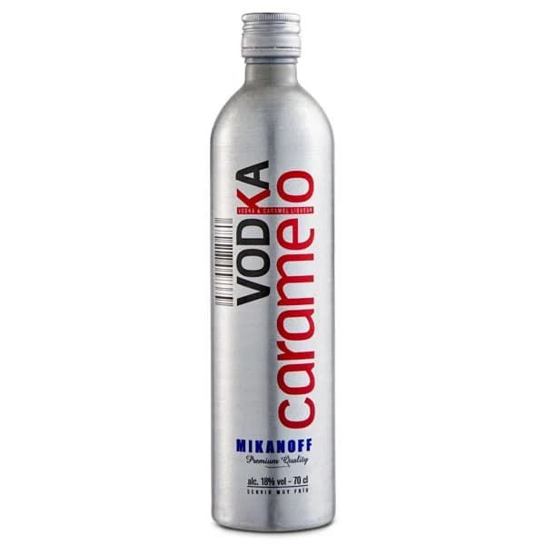 Vodka con sabor a caramelo Mikanoff botella 70 cl - 0.7 l - Imagen del producto en Findit