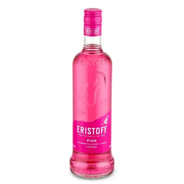 Pink vodka Eristoff botella 70 cl - 0.7 ud - Imagen del producto en Findit