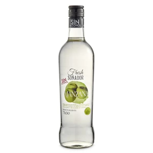 Licor de manzana sin alcohol Soñador botella 70 cl - 0.7 l - Imagen del producto en Findit