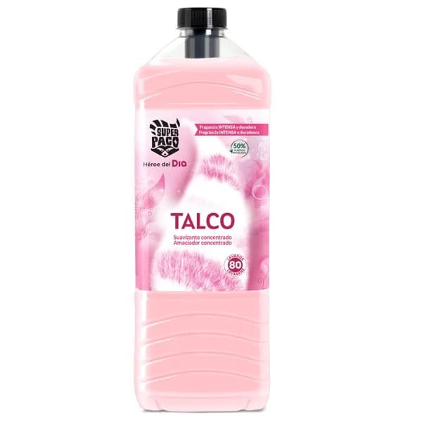 Suavizante concentrado talco Super Paco de Dia botella 80 lavados - 1 ud - Imagen del producto en Findit