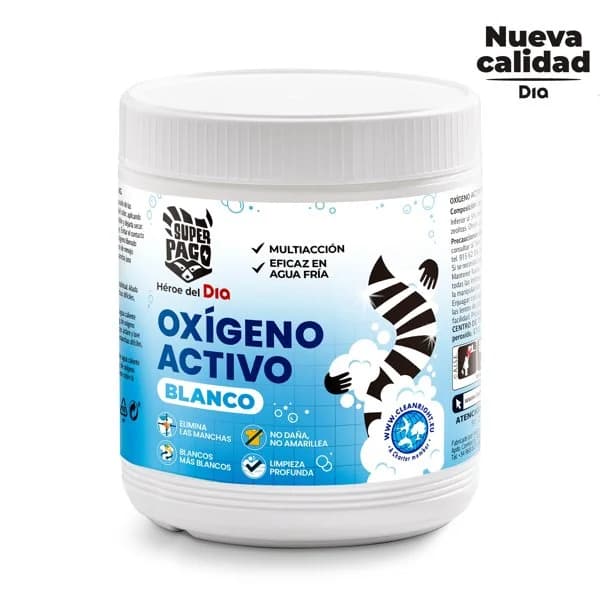 Oxígeno activo blanco Super Paco de Dia frasco 1 Kg - 1 kg - Imagen del producto en Findit