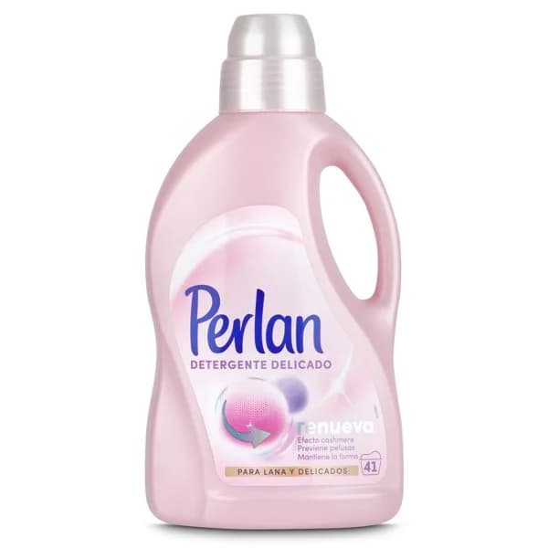 Detergente ropa gel lana y ropa delicada Perlan garrafa 41 lavados - 1 ud - Imagen del producto en Findit