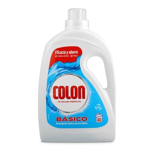 Detergente máquina líquido básico Colon botella 40 lavados - 1 ud - Imagen del producto en Findit