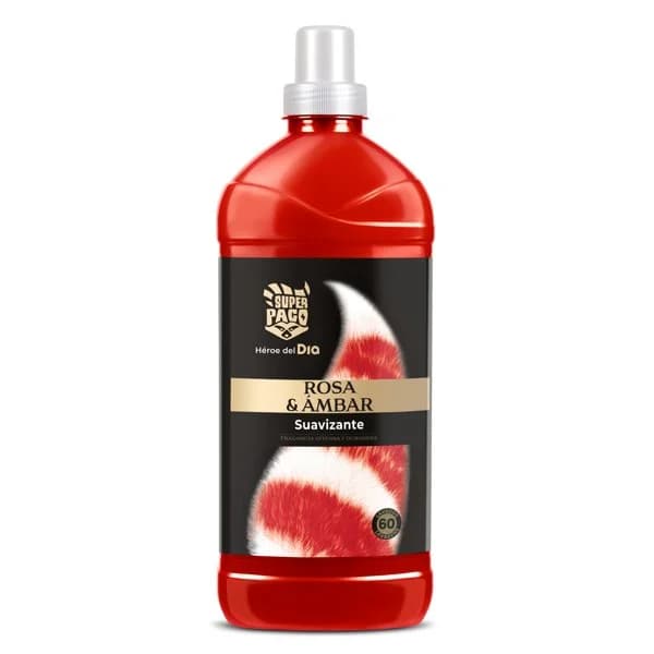 Suavizante premium rosa y ámbar Super Paco de Dia botella 60 lavados - 1 ud - Imagen del producto en Findit
