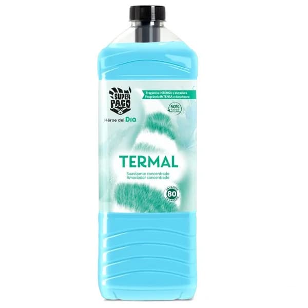 Suavizante concentrado termal Super Paco de Dia botella 80 lavados - 1 ud - Imagen del producto en Findit