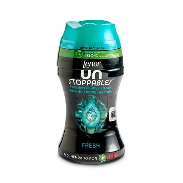 Perlas de perfume fresh para la ropa Lenor botella 140 g - 1 ud - Imagen del producto en Findit