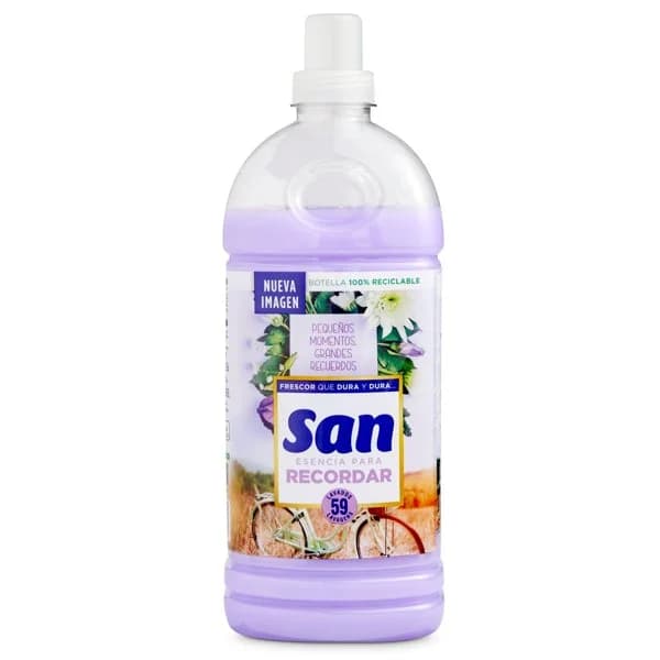 Suavizante concentrado esencia para recordar San botella 59 lavados - 62.25 ud - Imagen del producto en Findit
