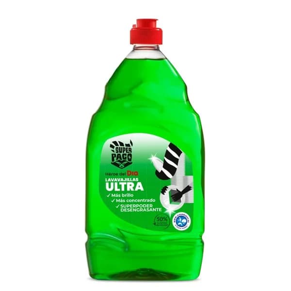 Lavavajillas concentrado ultra Super Paco de Dia botella 1 l - 1 ud - Imagen del producto en Findit
