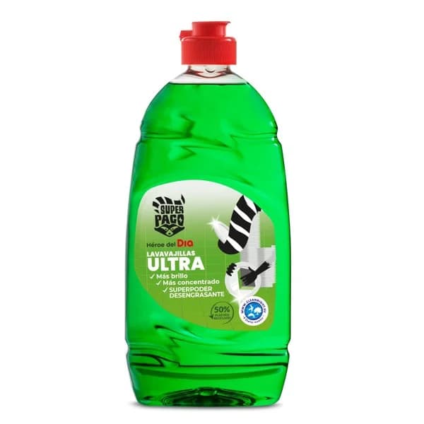 Lavavajillas concentrado ultra Super Paco de Dia botella 500 ml - 0.5 l - Imagen del producto en Findit