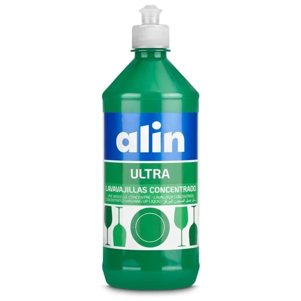 Lavavajillas mano concentrado Alin botella 750 ml - 0.75 ud - Imagen del producto en Findit