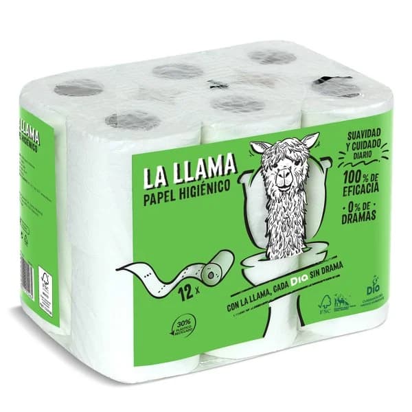 Papel higiénico  La Llama Dia bolsa 12 unidades - 11.86 ud - Imagen del producto en Findit