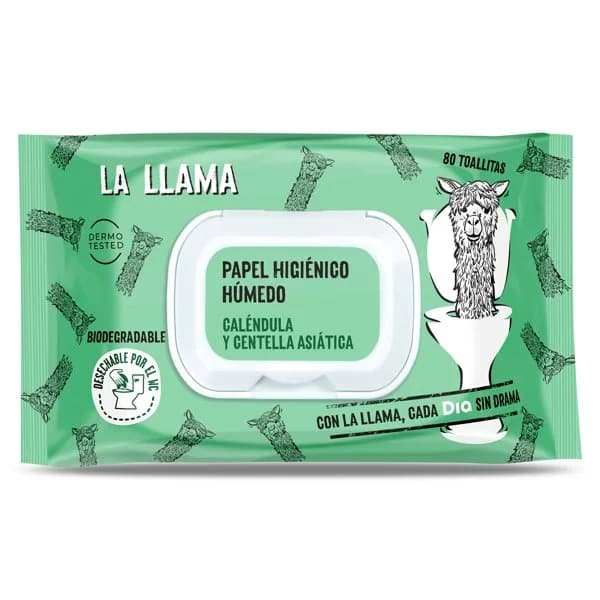 Papel higiénico húmedo Fresh La Llama Dia bolsa 80 unidades - 75 ud - Imagen del producto en Findit