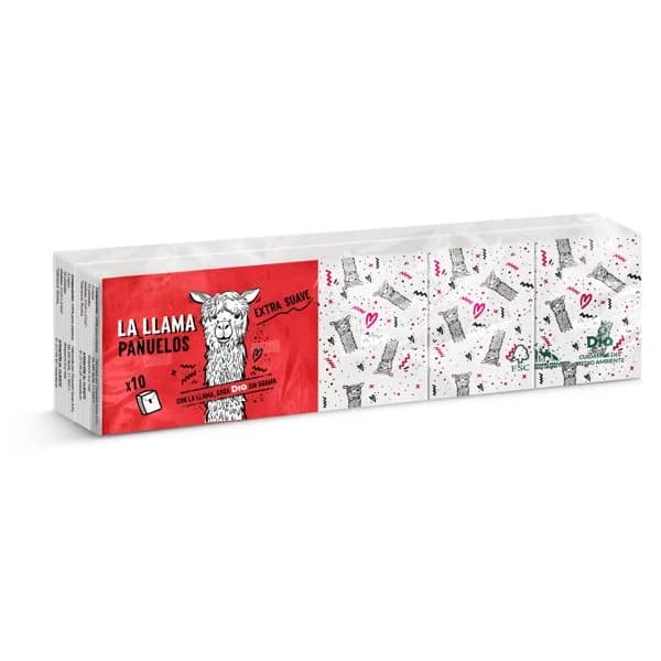 Pañuelos pocket blancos La Llama Dia paquete 10 unidades - 9.55 ud - Imagen del producto en Findit