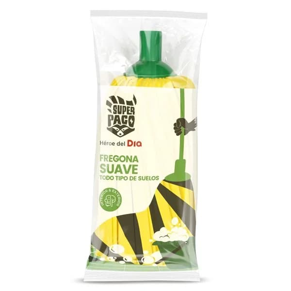 Fregona amarilla suave Super Paco de Dia bolsa 1 unidad - 1 ud - Imagen del producto en Findit