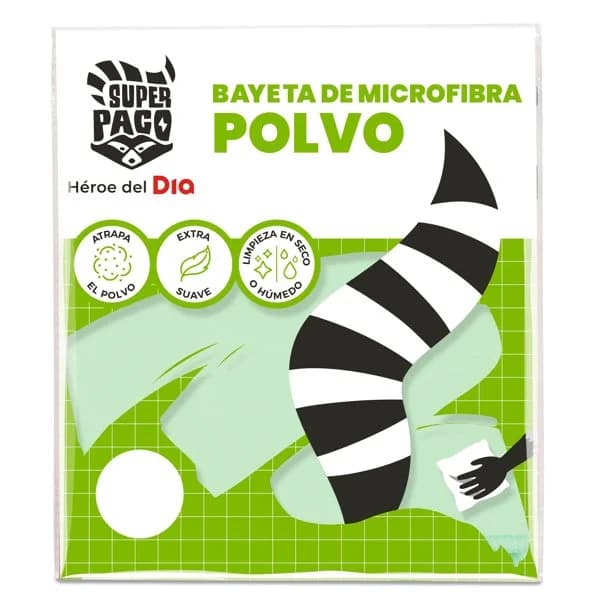 Bayeta microfibra atrapa polvo Super Paco de Dia bolsa 1 unidad - 1 ud - Imagen del producto en Findit
