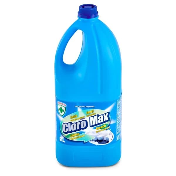 Lejía con detergente Cloromax garrafa 2 l - 1.99 l - Imagen del producto en Findit