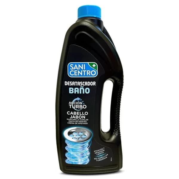 Desatascador baño acción turbo Sanicentro botella 1 l - 1 l - Imagen del producto en Findit