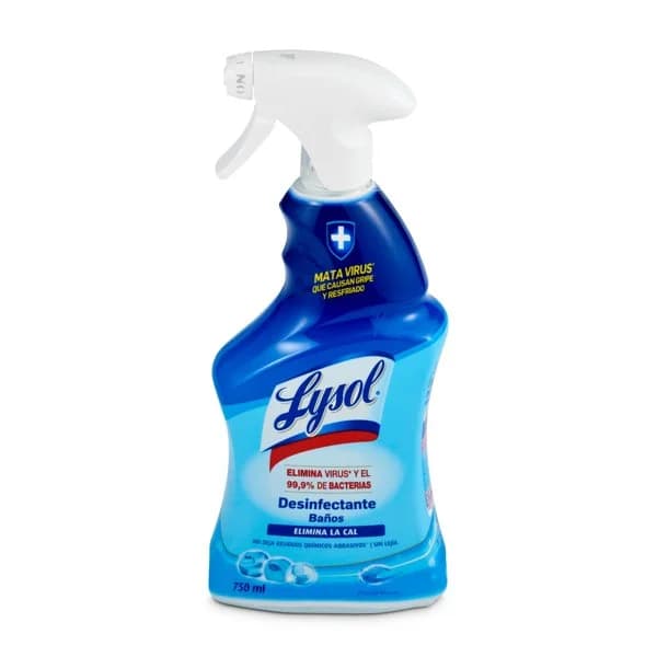 Limpiador de baño desinfectante sin lejía antical Lysol spray 750 ml - 0.75 ud - Imagen del producto en Findit