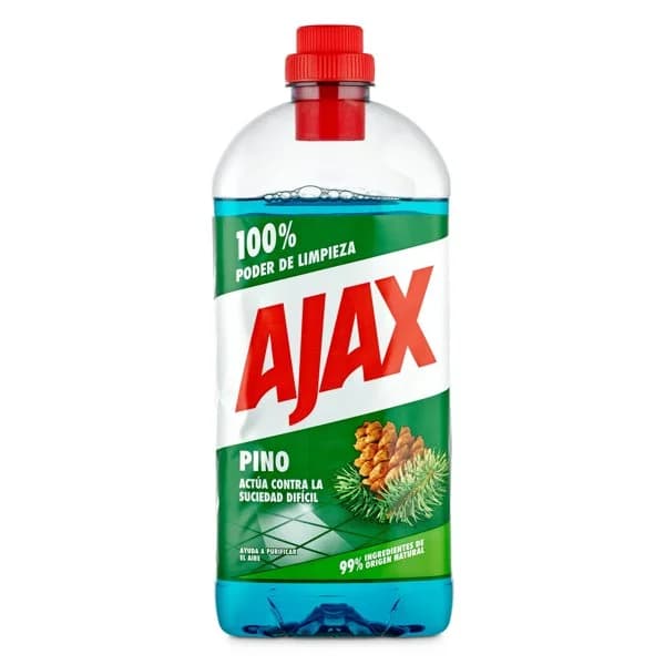 Limpiador de hogar pino frescor y limpieza Ajax botella 1.25 l - 1 ud - Imagen del producto en Findit