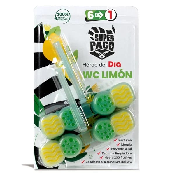 Colgador para wc limón Super Paco de Dia blister 2 unidades - 1.99 ud - Imagen del producto en Findit