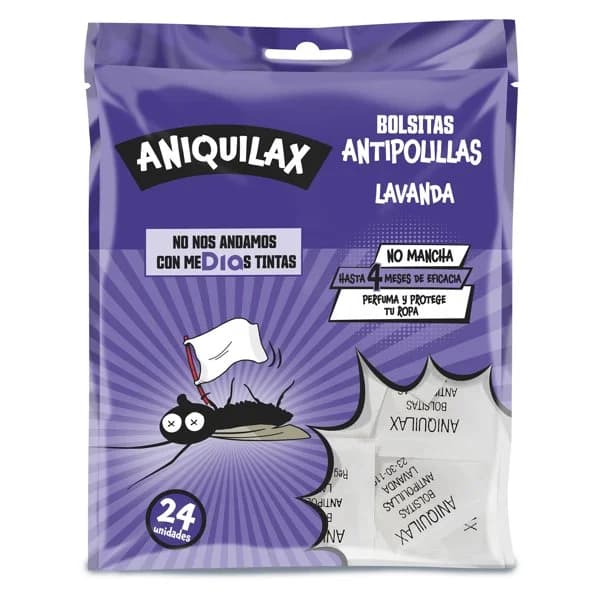Pastillas antipolillas lavanda Aniquilax de Dia bolsa 24 unidades - 25.83 ud - Imagen del producto en Findit