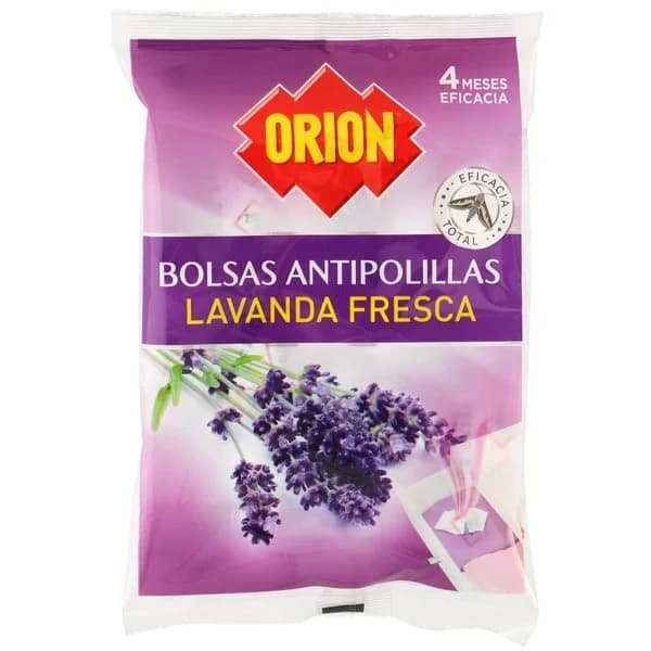 Bolas antipolillas lavanda Orion bolsa 20 unidades - 19.93 ud - Imagen del producto en Findit