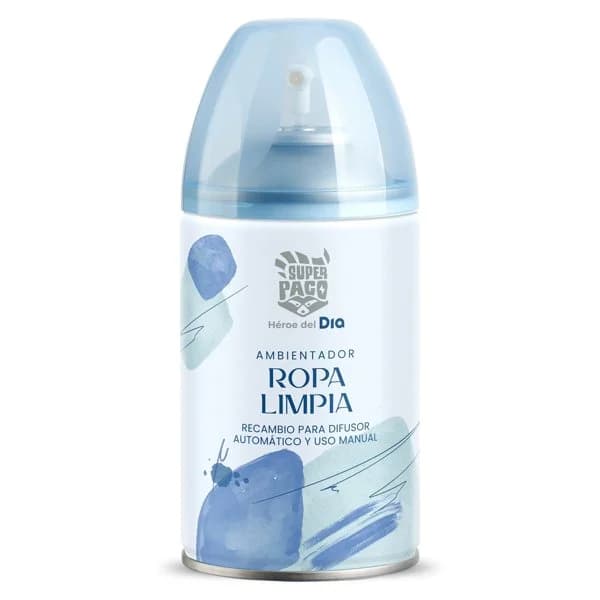Ambientador automático ropa limpia Super Paco de Dia spray 250 ml - 0.25 l - Imagen del producto en Findit