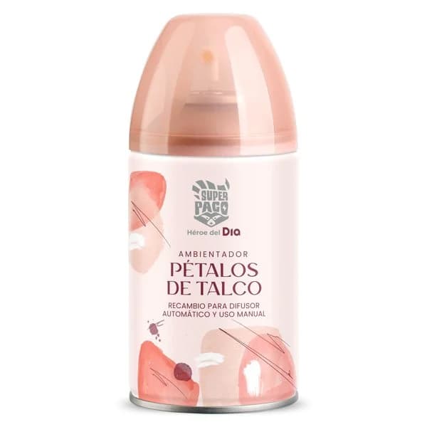 Ambientador automático pétalos de talco Super Paco de Dia spray 250 ml - 1 ud - Imagen del producto en Findit