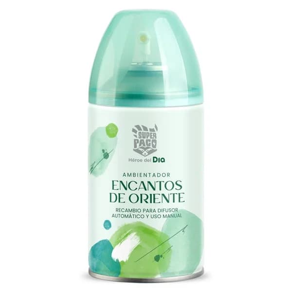 Ambientador automático encantos de oriente Super Paco de Dia spray 250 ml - 0.25 l - Imagen del producto en Findit