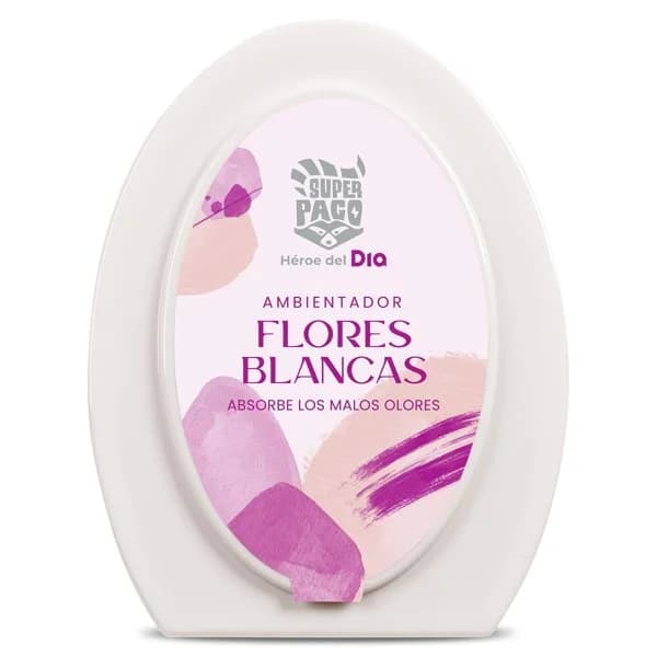Ambientador gel aroma flores blancas Super Paco de Dia 150 g - 0.15 kg - Imagen del producto en Findit